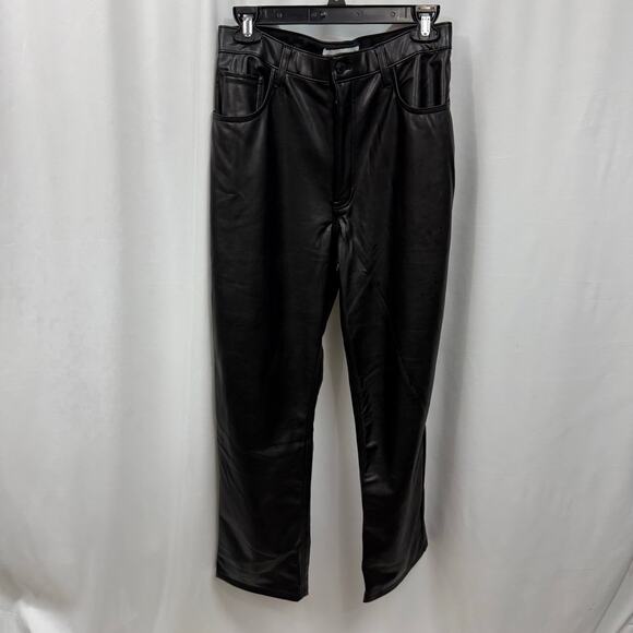 Abercrombie & Fitch Curve Love 90's Straight Ultra High Rise NWT 30S Vegan - Picture 4 of 6